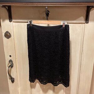 Trulli Black Lace Mini Skirt Size 4P